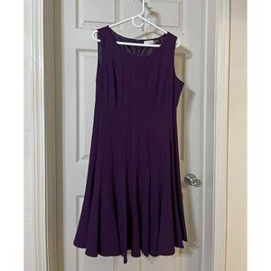 Calvin Klein Eggplant Elegant Dress